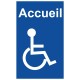 Panneau acceuil handicap