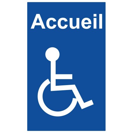 Panneau acceuil handicap