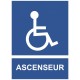 Panneau handicap ascenseur
