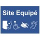 Panneau multi handicap site équipé