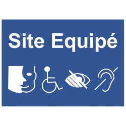 Panneau multi handicap site équipé