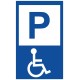 Panneau parking handicapé picto