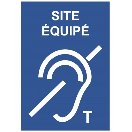 Panneau sourd site équipé