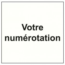 Magnet votre numéro à personnaliser