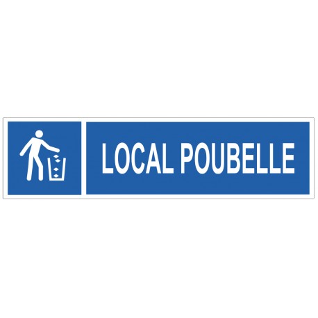 Panneau local pour poubelles