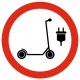 Panneaux trottinettes interdits