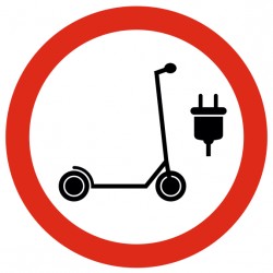 Panneaux trottinettes interdits