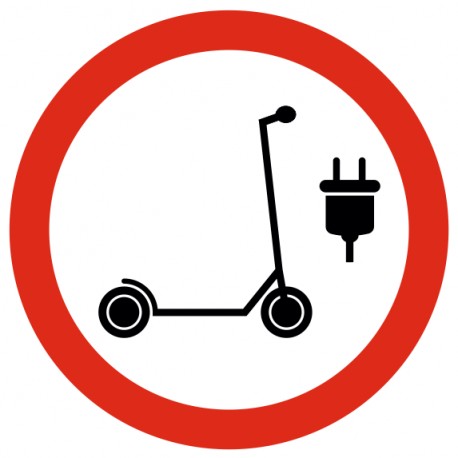 Panneaux trottinettes interdits