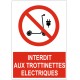 Pencarte interdit aux trottinettes