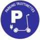 Panneau pour stationnement trottinettes électriques