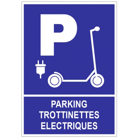 Pencarte stationnement trottinettes
