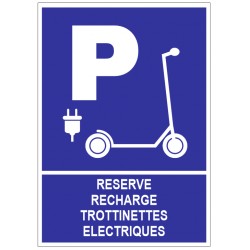 Autocollant trottinettes recharge