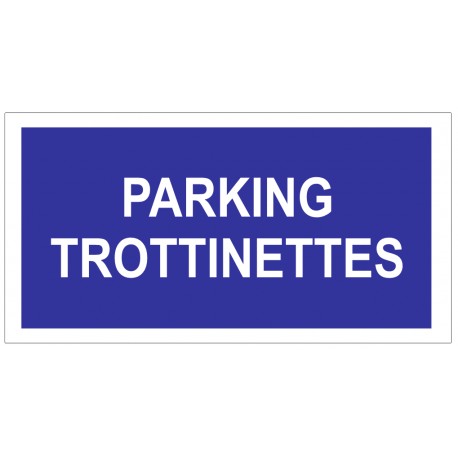 Autocollant parking trottinettes sans picto