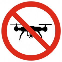 Panneau drone interdit