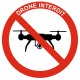 Panneau picto drone interdit