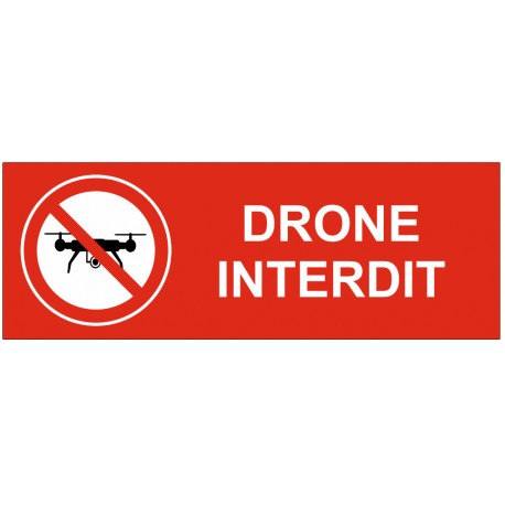 Pencarte drones interdit pictogramme