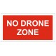 Affiche no drone zone