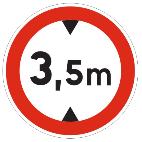 Panneau hauteur limitée