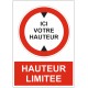 Panneau hauteur limitée (à personnaliser)