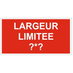 Pencarte hauteur limitée (à personnaliser)