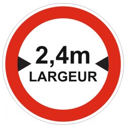 Panneau à personnaliser Largeur