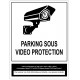 Panneau établissement sous vidéo protection CNIL