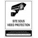 Panneau site sous vidéo protection CNIL