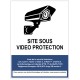 Panneau site sous vidéoprotection