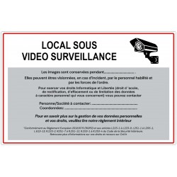Plaque local sous surveillance