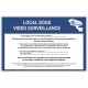 Affiche local sous surveillance RGPD
