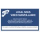 Affiche local sous vidéo protection