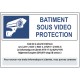 Autocollant batiment sous vidéo protection