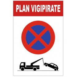Affiche plan vigipirate stationnement interdit