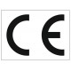 Etiquette CE fond blanc