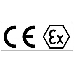 Etiquette CE ATEX