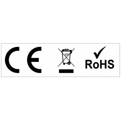 Autocollant CE ATEX RoHS
