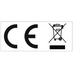Autocollant DEEE et CE