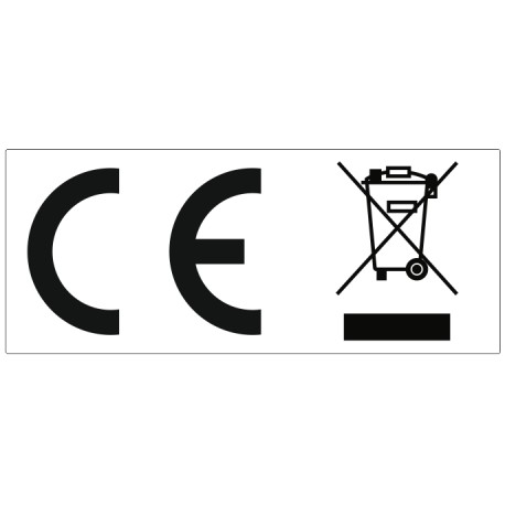Autocollant DEEE et CE
