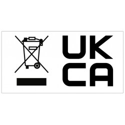 Autocollant DEEE UKCA