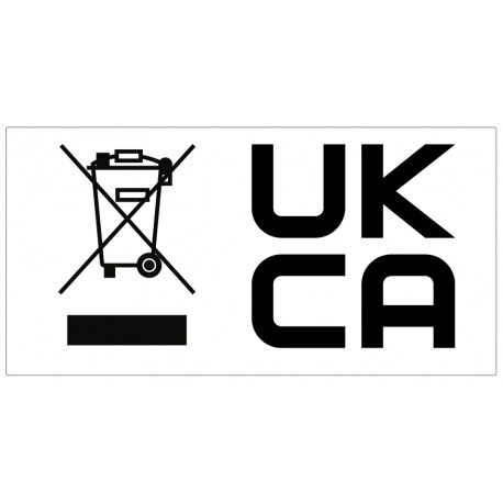 Autocollant DEEE UKCA