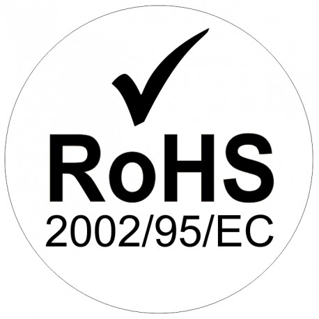 Autocollant RoHS 2002/95/EC
