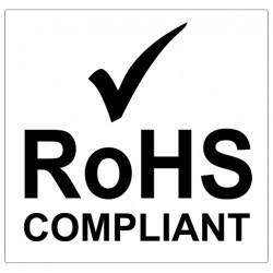 Etiquette RoHS compliant