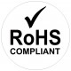 Etiquette RoHS compliant Rond
