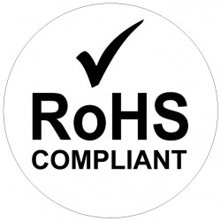 Etiquette RoHS compliant Rond