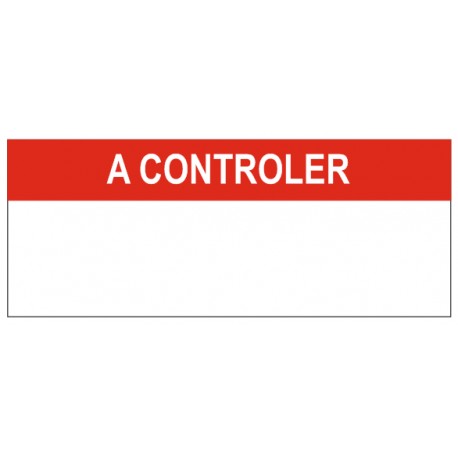 Etiquette a controler