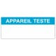 Autocollant appareil testé