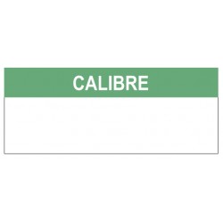 Autocollant calibré