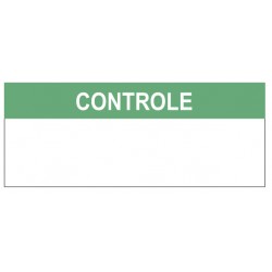 Autocollant controle