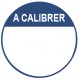 Autocollant a calibrer