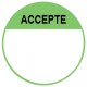 Pastille accepté
